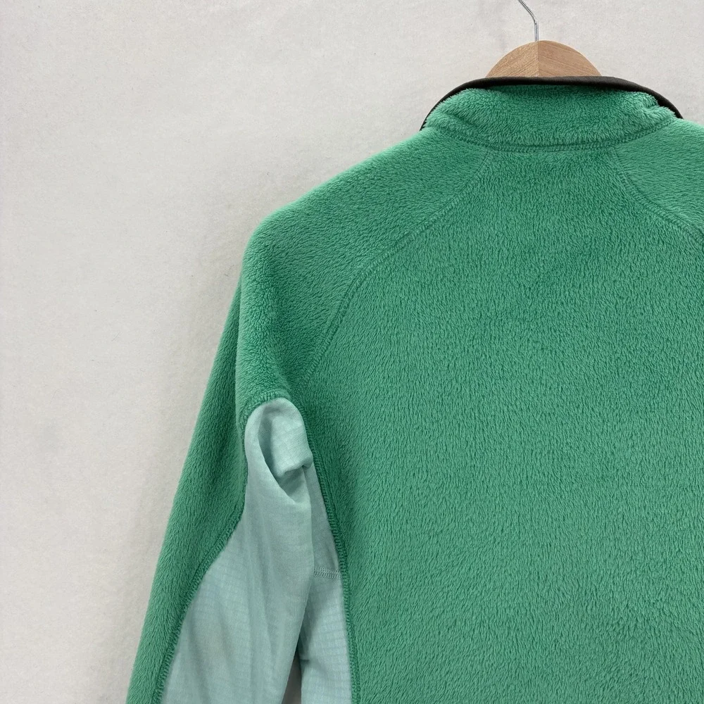 Patagonia R2 Fleece Jacket Womens Small Green Polartec Thermal Pro Full Zip - Picture 15 of 16